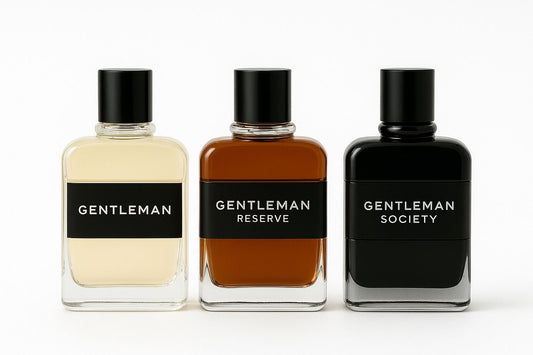 Paquete de 3 perfumes: GENTLEMAN, GENTLEMAN RESERVE e GENTLEMAN SOCIETY 100ml